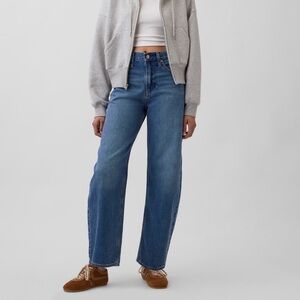GAP High Rise Petite Barrel Jeans